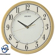 Seiko QXA726GN Analog White Dial Quiet Sweep LumiBrite Wall Clock