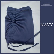 rok serut satin | rok span serut