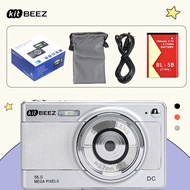 KiTBEEZ KC-2 กล้องดิจิตอล 56MP ซูม 8X 1080P HD กล้องถ่ายรูปถ่ายวิดีโอ กล้องคอมแพค Travel Vlog Camera