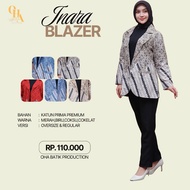 KATUN Oha Batik Top Blazer Inara Femme Outfit Women's Prima Cotton Casual Modern Anti-Fade Office or