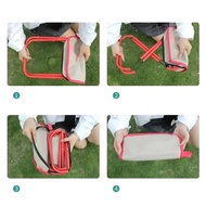 Yours MO-Portable Folding Camping Stool Chair Fishing Stool with Foldable Storage Multi-Functional M