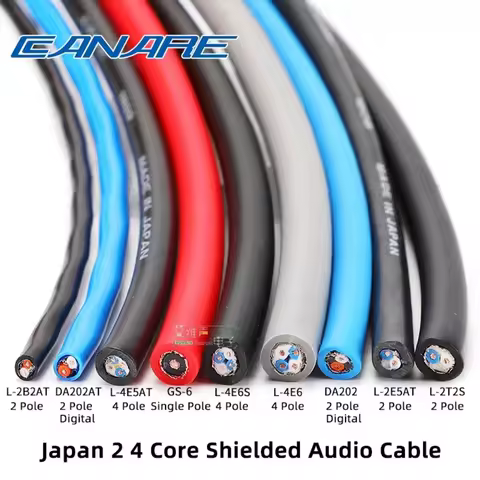 1 meter Japan CANARE L-2T2S / 4E6 / 4E6S / 2B2AT / GS-6 / DA202 / DA202AT / 2E5AT / 4E5AT microphone