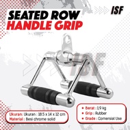 Seated Rowing Handle Cable Attachment Grip Back Gym Fitness Grip