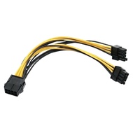 PciE / Vgacard 8Pin to Dual 8Pin Power Cable (6 + 2)
