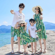 Vacation Bohemian Beach Wear - Trendy Mom & Daughter Outfit Set
