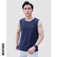 Áo Thun Ba Lỗ Nam MENTORIS Áo Tank Top Nam Chất Coolmax Co Giãn Thoải Mái Mềm Mại Thấm Hút Mồ Hôi Tố