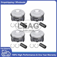 New 06L107065AG Pistons & Rings Oversized Φ83mm +0.50 Φ23mm For VW GTI Audi A4 A5 A6 Q5 2.0 TFSI Car