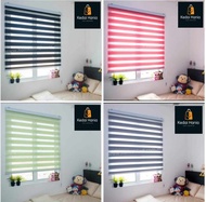 [KH]-&gt; Bidai Tingkap | Shades with two layers | Blinds | Light Control window coverings for the day and the night, window blinds, blind drapes, window shades, roller blinds, and window coverings [Kidai Hania]