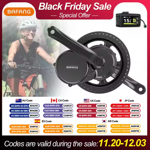 Bafang 750W 48V Motor Kit Complete Set Electric Bike Middle Drive 8fun BBS02 BBS02B eBike Conversion