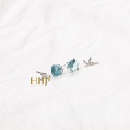 Earrings - Blue dolphin earrings (1 pair) - HHJ - Silver S95