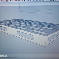 pedal board p'Teguh custom 60 x 30