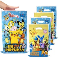 New Pikachu Birthday Gift Bag Pokemon Figures Pokemon Gift Bag Pikachu Candy Bag Packaging Giveaway 