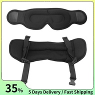 Travel Pillow Airplane Head Strap with Sleep Eye Mask for Long Flight, Work for Seats with Headrest 