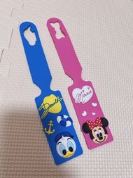 Disney 米妮唐老鴨行李牌2個