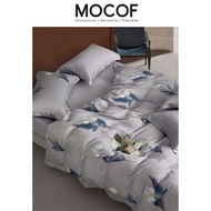 MOCOF UMBRA 5 in 1 Luxury Tencel 1200TC Bedsheet Quilt Cover Set Cadar Queen Set
