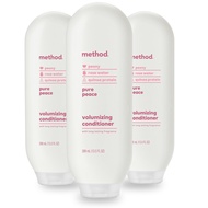 Method Volumizing Conditioner, Pure Peace with Rose, Peony, and Pink Sea Salt Scent Notes, Paraben a