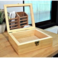 Acrylic wooden Box measuring 50x30x10cm