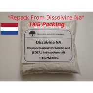 1KG Dissolvine NA EDTA Ethylenediaminetetraacetic acid Tetrasodium Salt edta Trilon 1 KG
