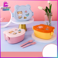 CT C777 Children's Lunch Box with Cat Character BPA FREE Cute Cartoon Motif Lunch Box Children's Lun