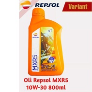 Oli Mesin Motor Repsol MXR5 SAE 10W-30 JASO MA2 Manual