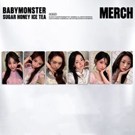 BABYMONSTER专辑SUGAR HONEY ICE TEA场周周边SHIT拉链包小卡  9.1