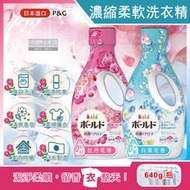 日本P&G Bold-超濃縮強洗淨除臭室內晾曬花香氛柔軟全效洗衣精640g/瓶(持香約24小時,香氛柔順劑,消臭護衣)