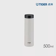 TIGER虎牌 夢重力超輕量旋蓋不鏽鋼保溫杯 500ml(MMZ-W050) 鷲白