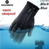 Rockbros S077 No Slip Gloves - Rockbros S077 Full Finger Gloves - Black, S
