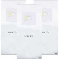 (3 Pek) Beg Vakum Pusat HEPA HPB2H Serasi dengan VacuMaid, AstroVac & Valet - Pengganti untuk H1P, P