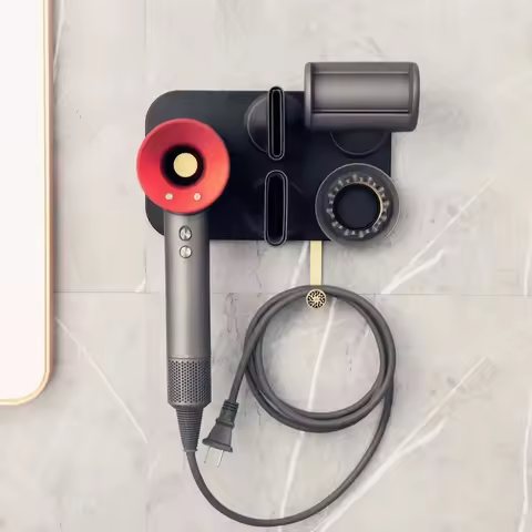 Wall Hair Dryer Holder for Dyson HD15/16/08 Model No Punching Home Storage Shelf Bathroom Accessorie
