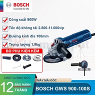 Máy mài góc Bosch GWS 900-100S (Điều chỉnh tốc độ) Công suất 900W