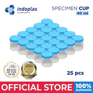 daihandon4 Indoplas Specimen Cup 40 ml - Blue 25's