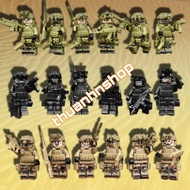 Lego mini figures swat Marine Army Army Imperial Army