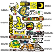 Suitable for BMW motorcycle reflective stickers BMW logo helmet decals G310GS/S1000RR/1200GS
