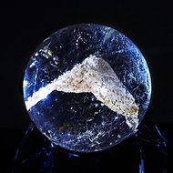 稀有 立體維度 金字塔 粉白 幽靈水晶球 28MM 白幽靈 水晶 粉幽靈