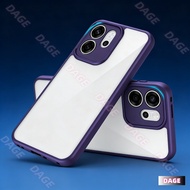 Acrylic Case for Oppo Reno14 F Reno14 Reno 14 Pro Camera Protection Transparent Back Cover