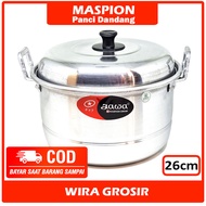 Maspion Steamer Pot 2kg Rice+Aluminum Lid 26cm | Steamed Steamer