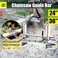Woodworkers Portable Saw Chain Chainsaw Mill Lumber Planking Milling Kit Sawmill Guide Bar DIY Wood 