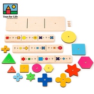 [COD] for life shape overlay game children's early education educational toys 3-6 years old baby intelligence puzzle
