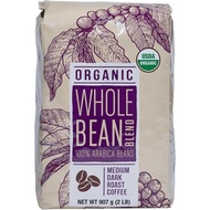 Kirkland Signature Coffee Medium Dark Roast [USDA] Organic Whole Bean Blend at Costco. 907g.