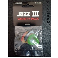 Pick dunlop jazz iii Variation pack/jazz iii pick variety pack lisaajah1516