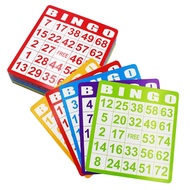 ღTammy Tammyღtaiwan Five-Color BINGO Card Game Tail Teeth Party Lucky Draw Fun Board Group Health We