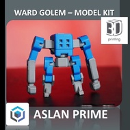 WARD GOLEM MECH MECHA MODEL KIT POSEABLE JOINTED ACTION FIGURE 3D Print Custom Color Robot Toy Toys 