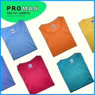 ◿ ◩ ◱ Proman Drifit Short Sleeve Shirts (Blue, Grey, Red, Apricot, Black, Green)