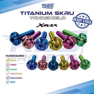 Titanium Skru Xmax Windshield IT SALAYA Grade GR5