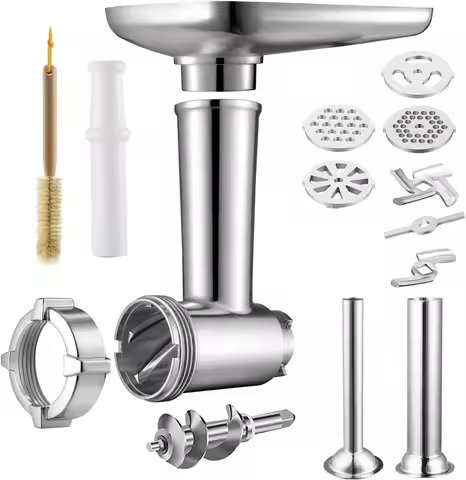 new Stand Mixer Attachment Food Grinder Set Kitchen Grinding Tools for Kenwood Chef / Chef XL, KVC, 