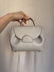 Polène Number One Nano Bag - Chalk Textured leather Polene