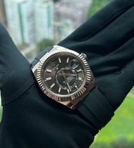 ROLEX SKY-DWELLER 326235 朱古力膠帶天行者 2022年 二手全套