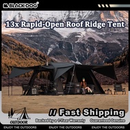 BLACKDOG Automatic Tent Outdoor Camping Double Layers 2 Rooms Rainproof Family Camp Tour Tent