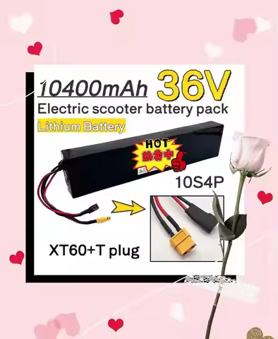 750W-1000W 10S4P 36V 10400mAh for Electric Scooter Battery with BMS Electric Scooter Lithium Battery